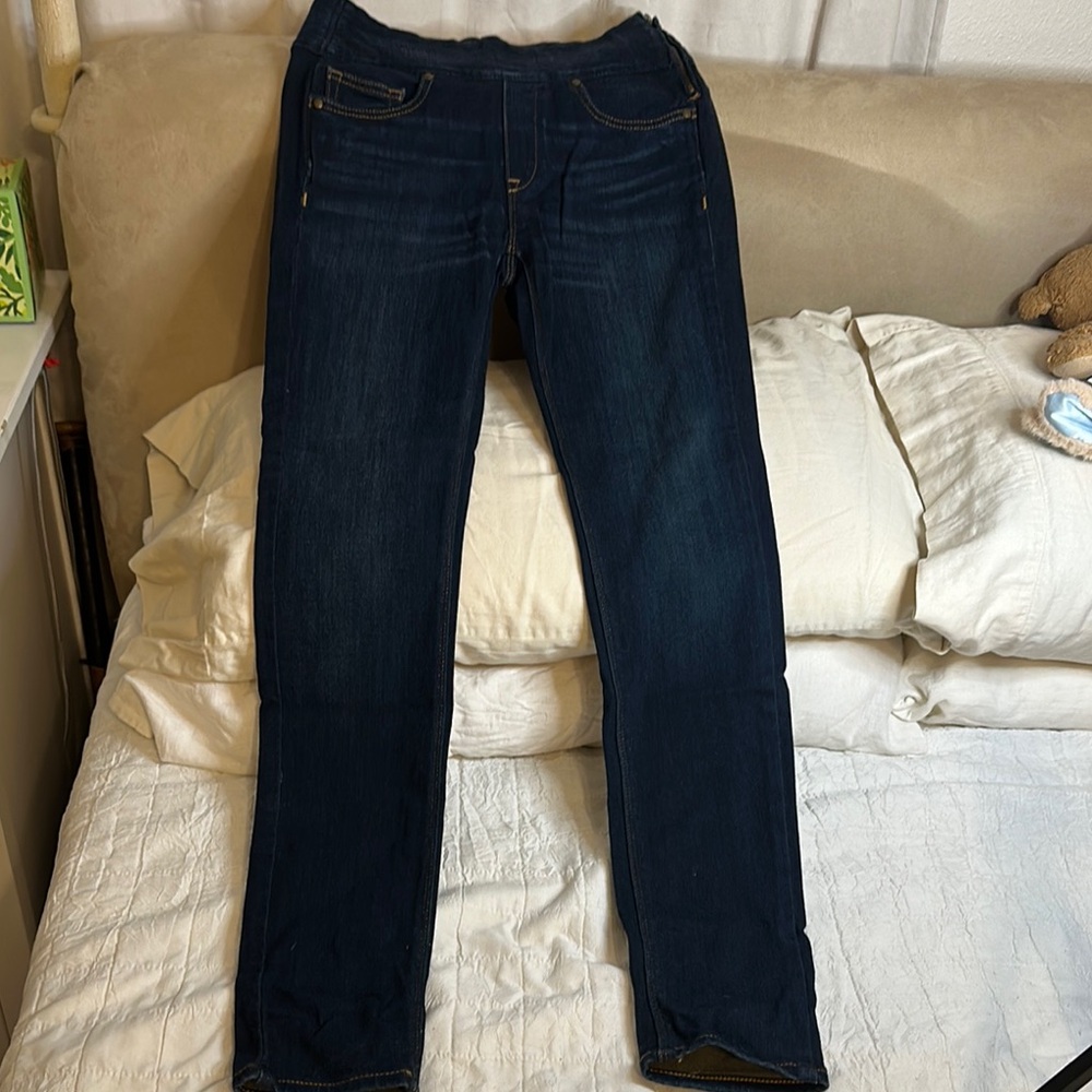 SPANX Blue Skinny Jeans Classic Fit